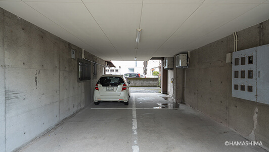 浜島歯科1F駐車スペース